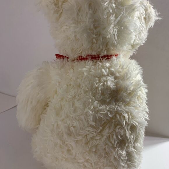 Hallmark White Bear With Red Velvet Zipper Gift Pouch Valentines Love Gift 6X 5 - Picture 8 of 16